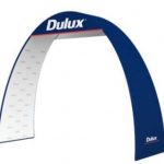 Round Fabric Arch Display