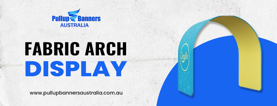 fabric arch display